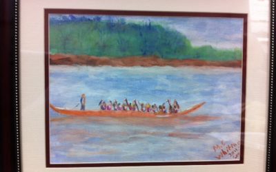 Painting Donated to the Warriors