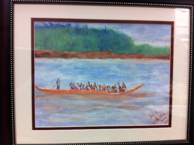 Painting Donated to the Warriors