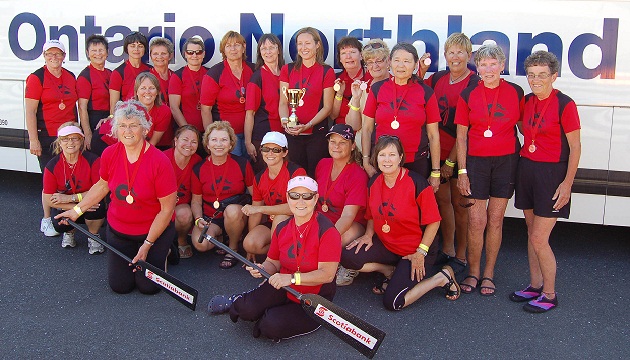 Team with Trophy